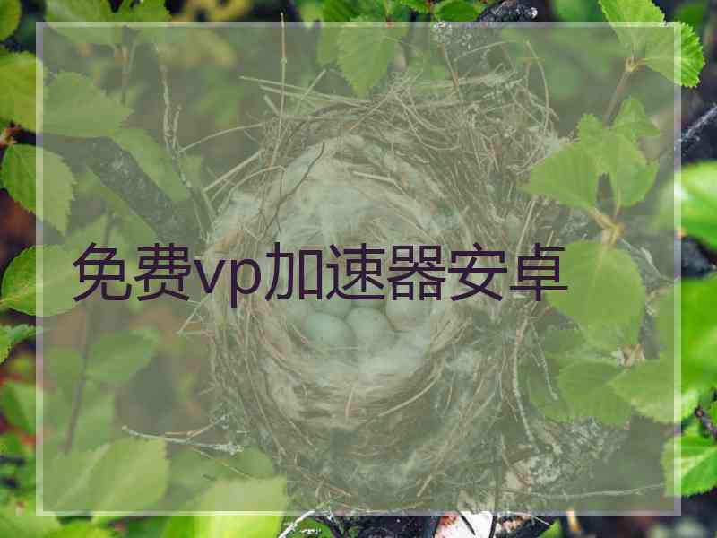 免费vp加速器安卓