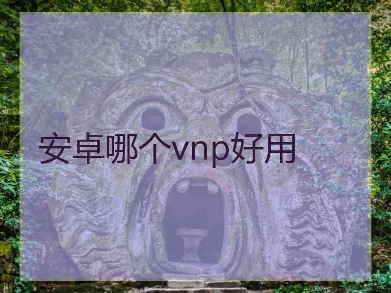 安卓哪个vnp好用