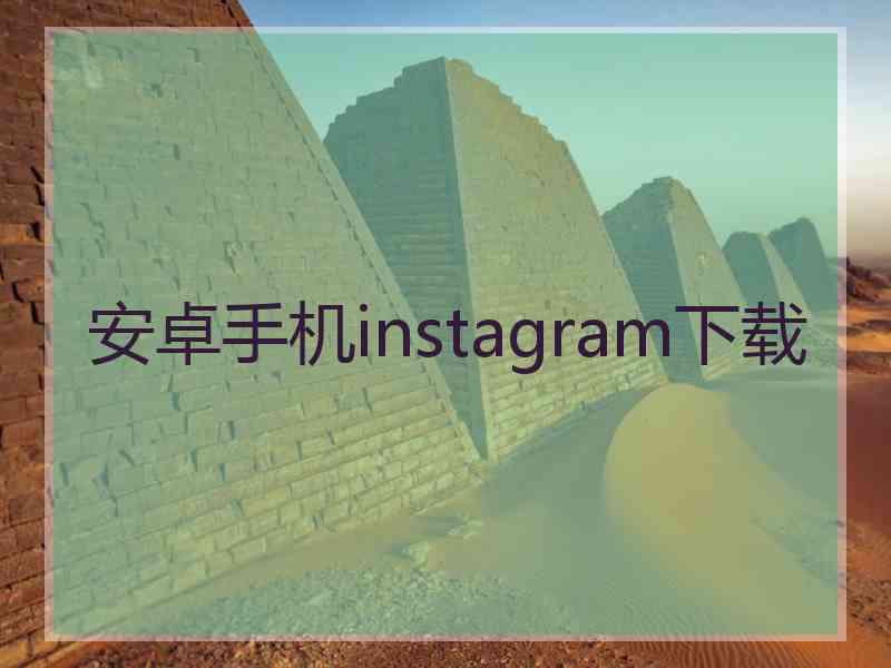 安卓手机instagram下载