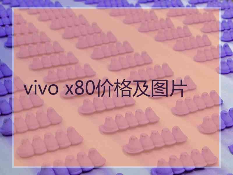 vivo x80价格及图片