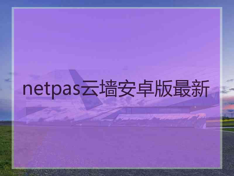 netpas云墙安卓版最新