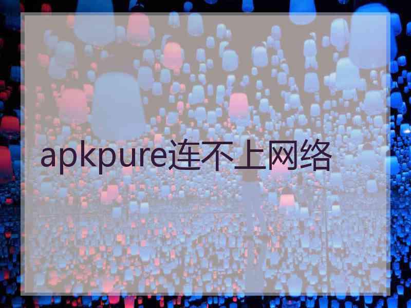 apkpure连不上网络