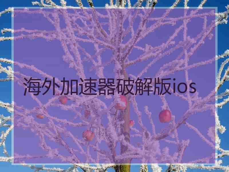 海外加速器破解版ios