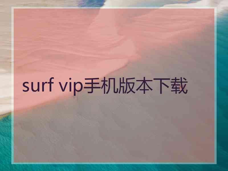 surf vip手机版本下载