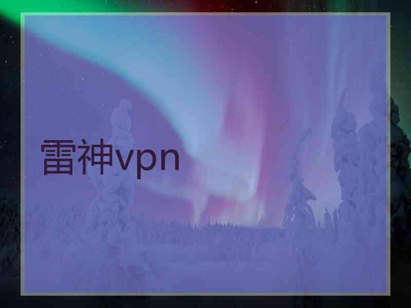 雷神vpn