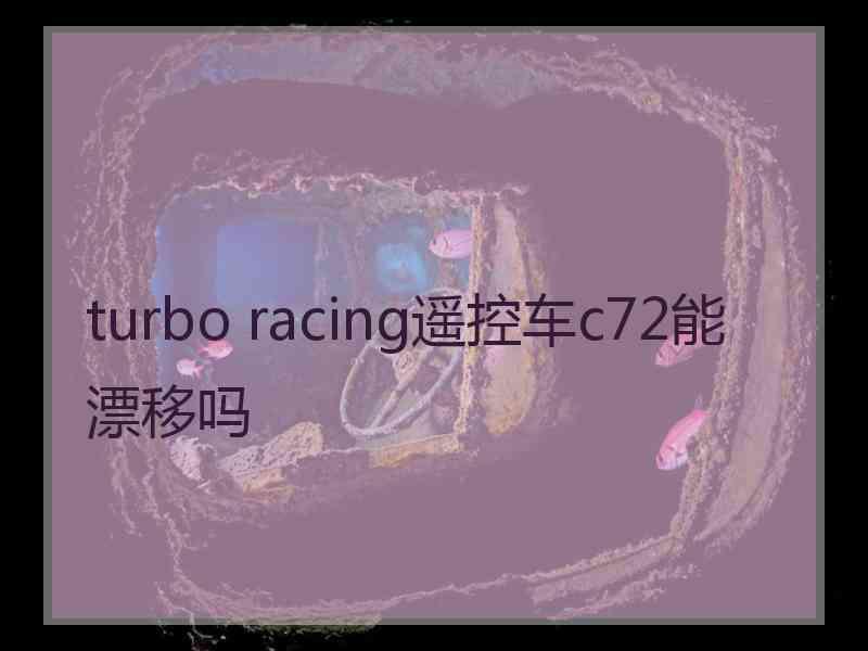 turbo racing遥控车c72能漂移吗