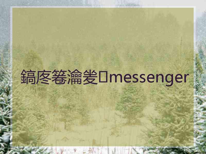 鎬庝箞瀹夎messenger