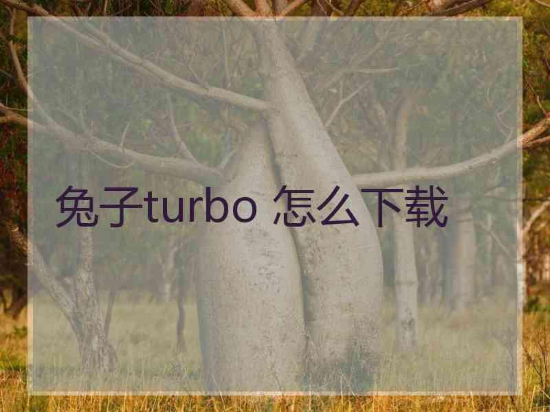 兔子turbo 怎么下载