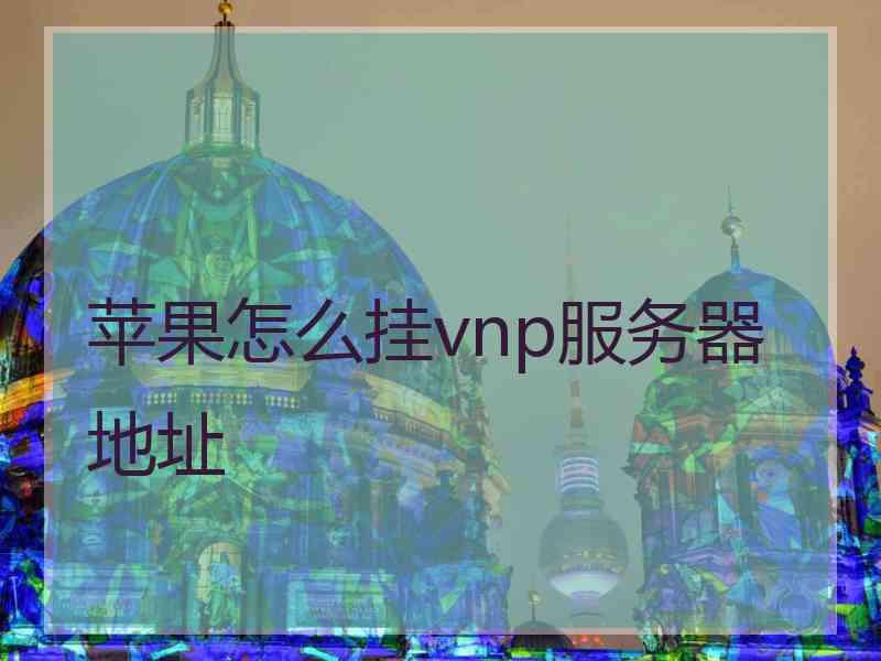 苹果怎么挂vnp服务器地址