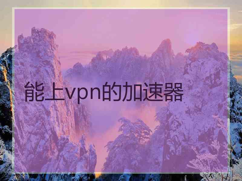 能上vpn的加速器