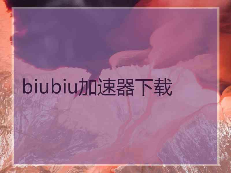 biubiu加速器下载