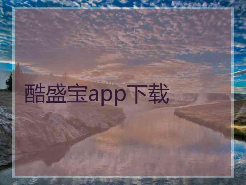 酷盛宝app下载