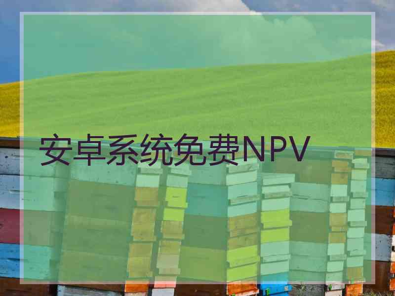 安卓系统免费NPV