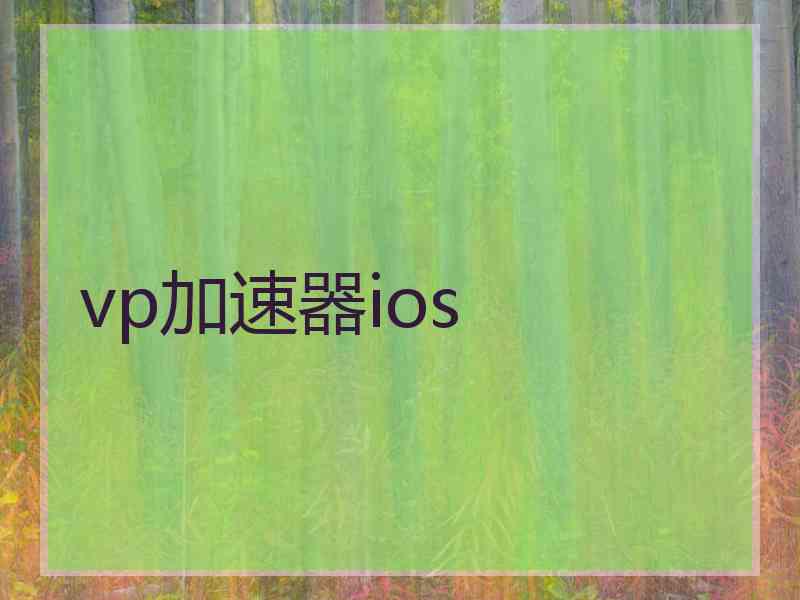 vp加速器ios