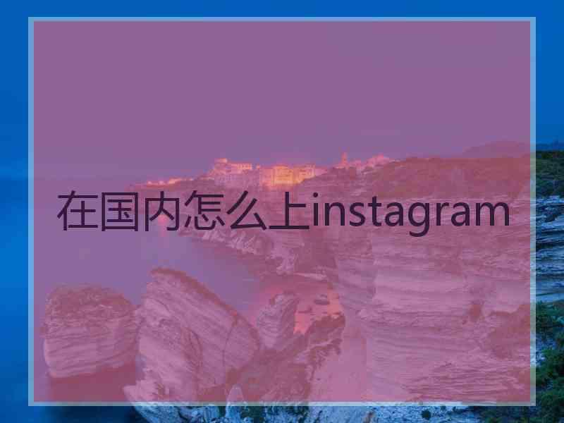 在国内怎么上instagram