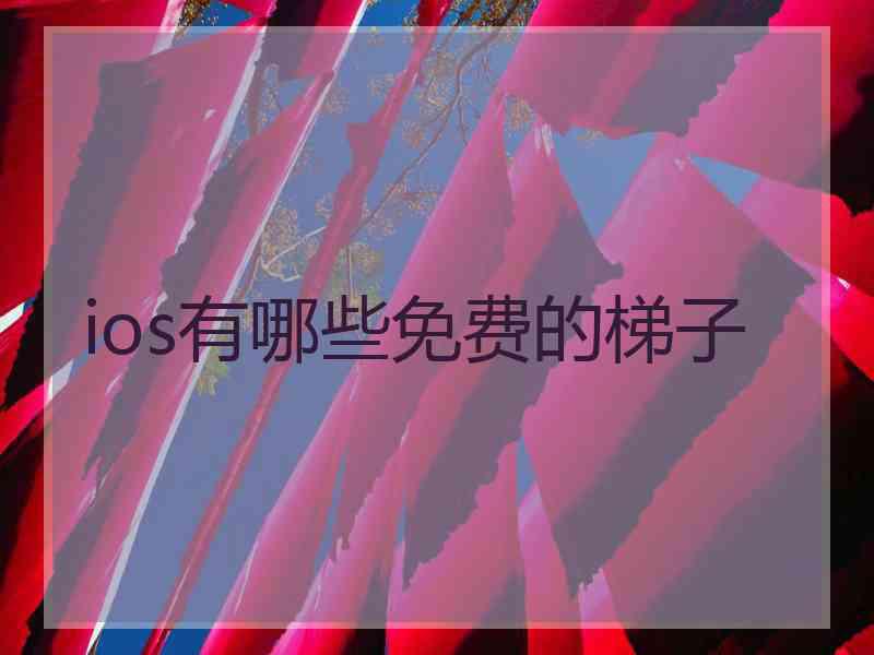 ios有哪些免费的梯子