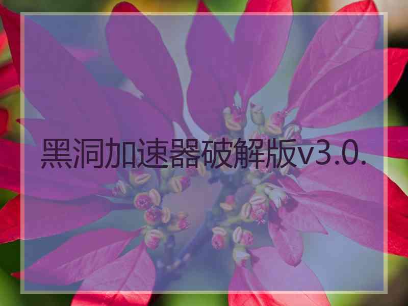 黑洞加速器破解版v3.0.