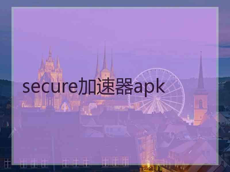 secure加速器apk