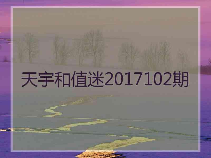 天宇和值迷2017102期