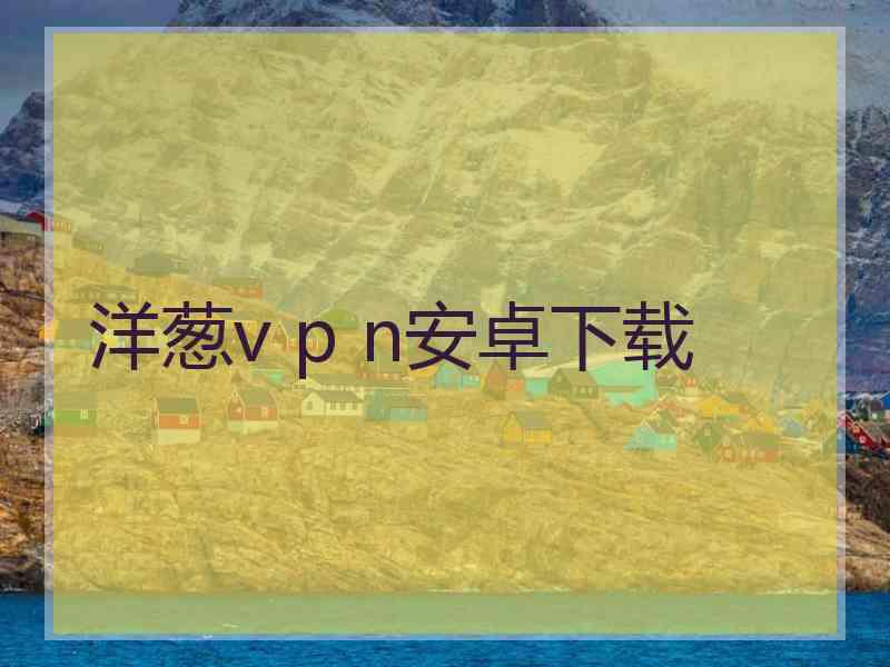 洋葱v p n安卓下载