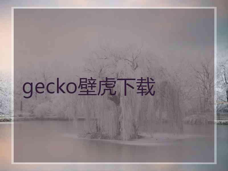 gecko壁虎下载