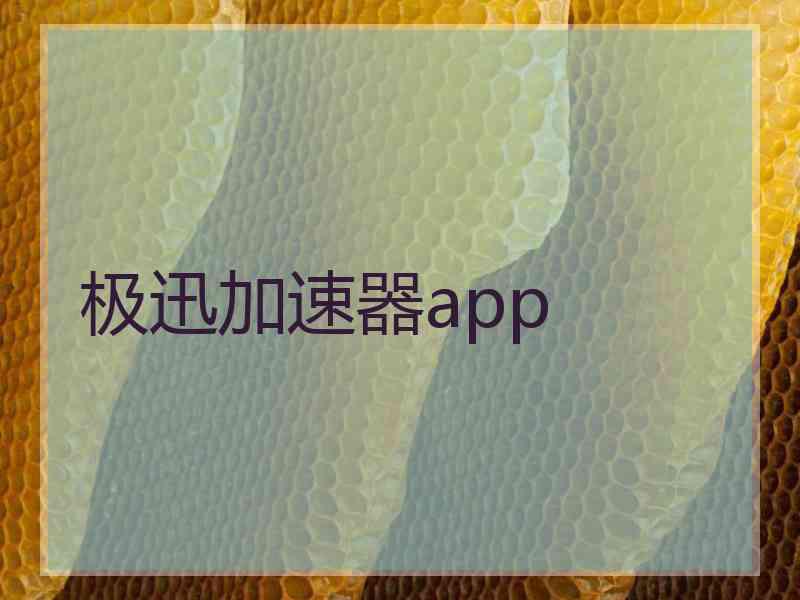 极迅加速器app