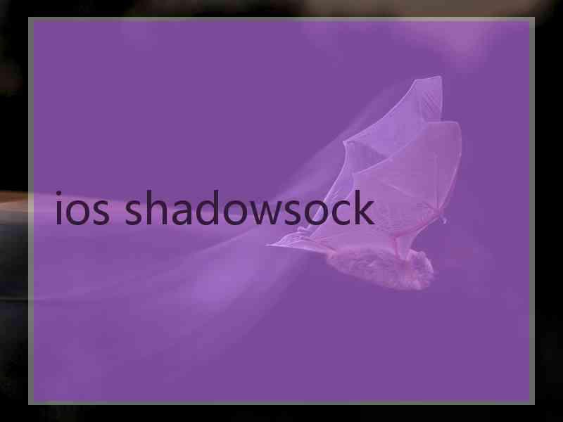 ios shadowsock