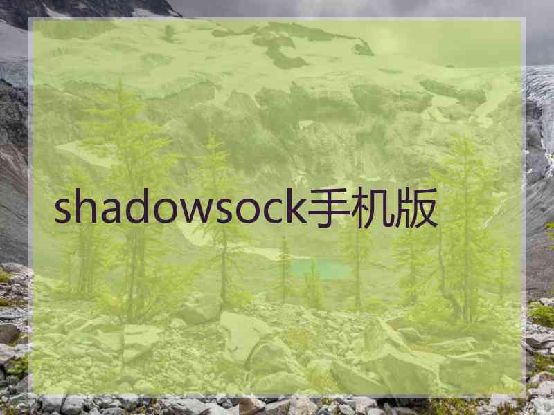 shadowsock手机版