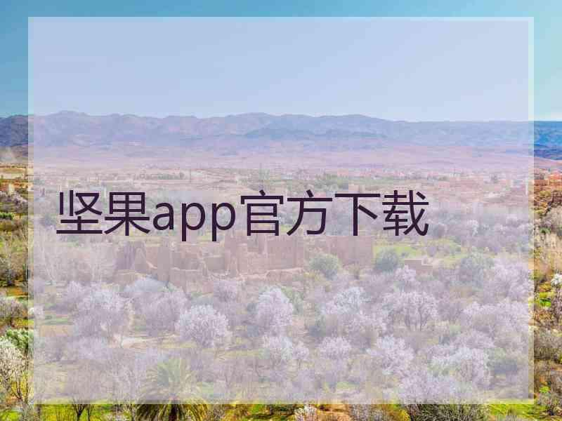 坚果app官方下载