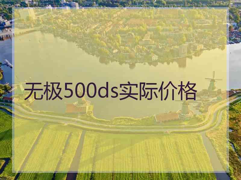 无极500ds实际价格