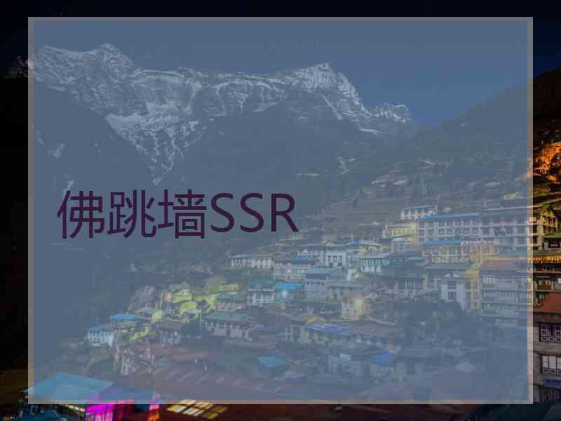 佛跳墙SSR