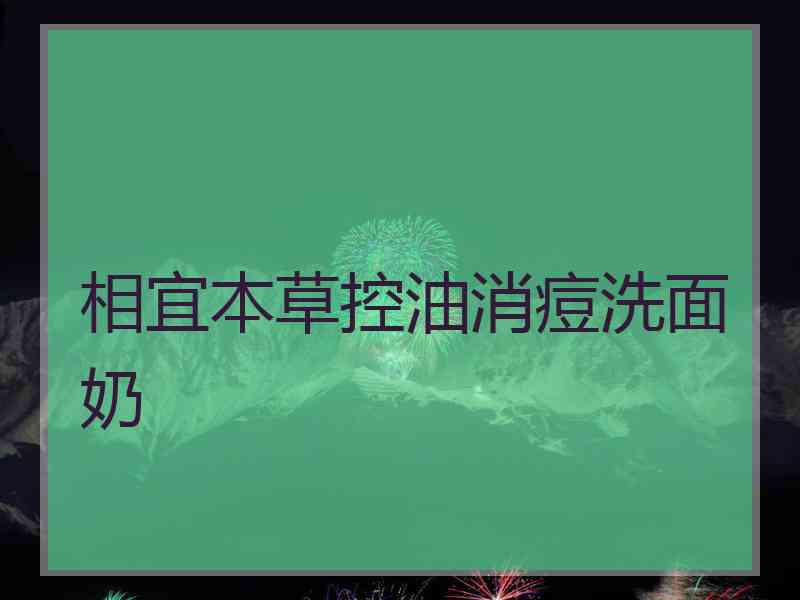 相宜本草控油消痘洗面奶