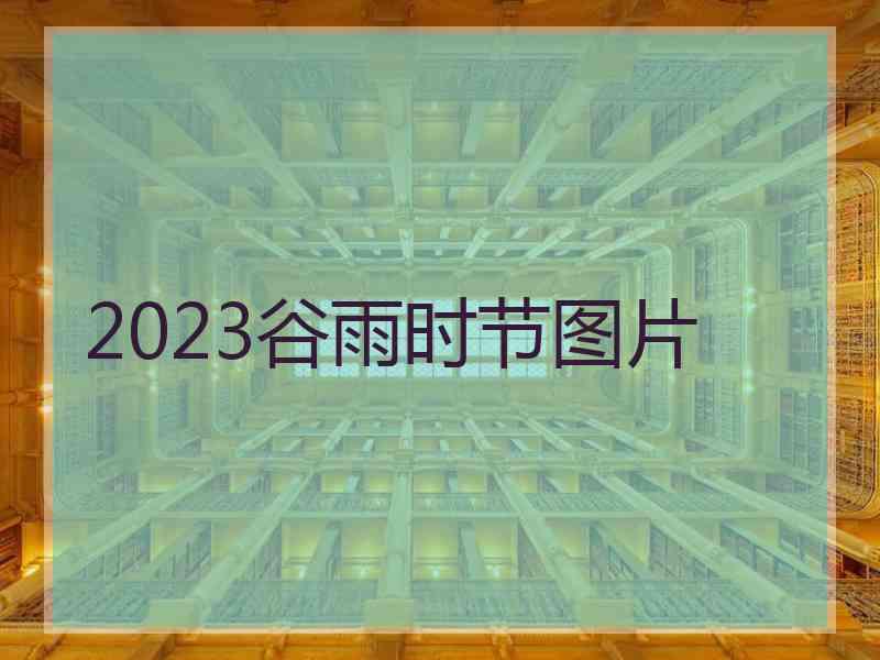 2023谷雨时节图片