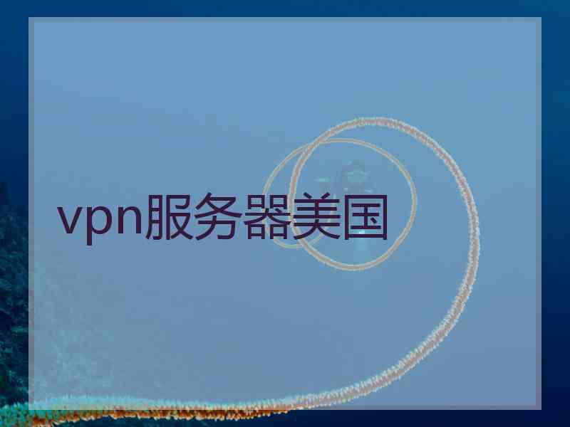 vpn服务器美国