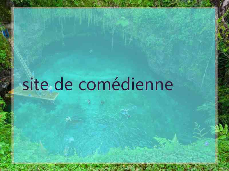 site de comédienne