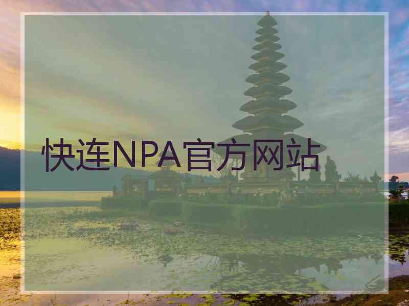 快连NPA官方网站