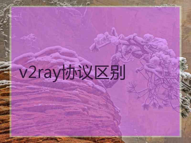 v2ray协议区别