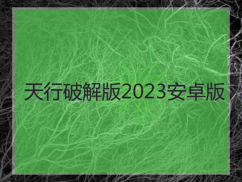 天行破解版2023安卓版