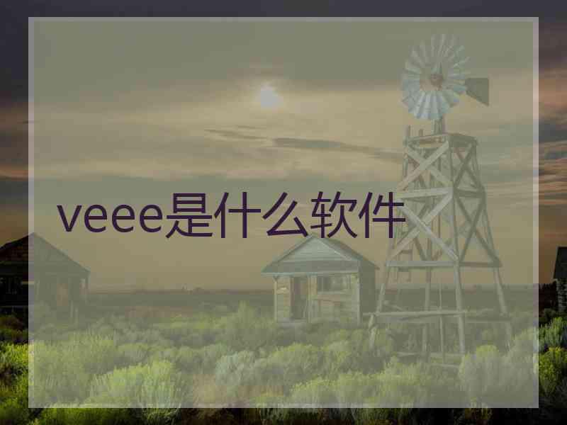 veee是什么软件