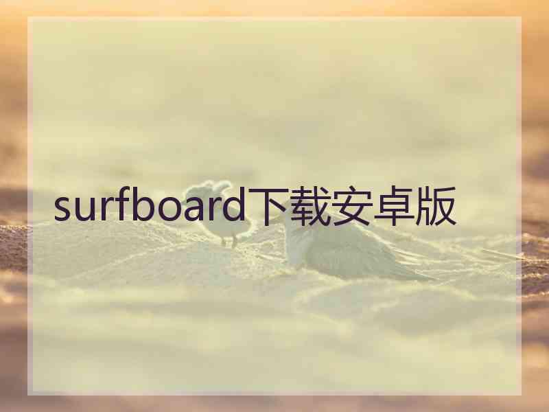 surfboard下载安卓版