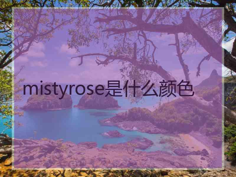 mistyrose是什么颜色