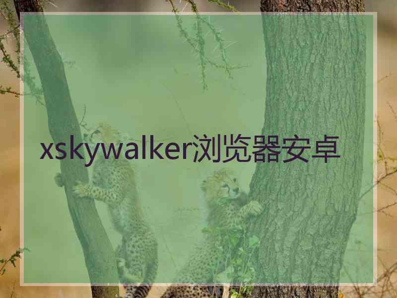 xskywalker浏览器安卓