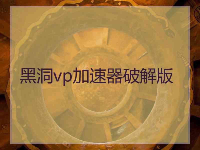 黑洞vp加速器破解版