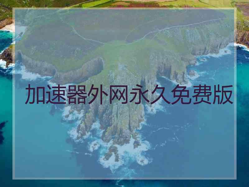 加速器外网永久免费版