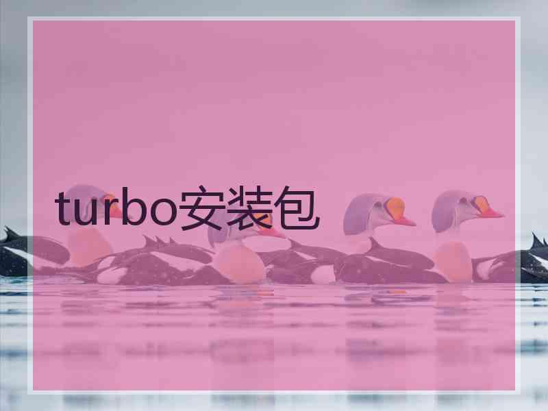 turbo安装包