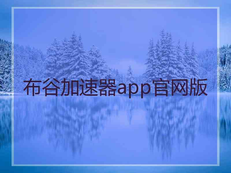 布谷加速器app官网版