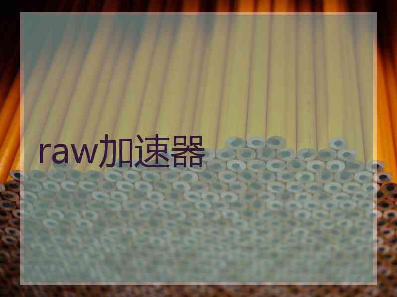 raw加速器