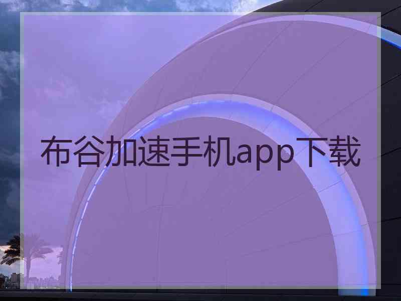 布谷加速手机app下载