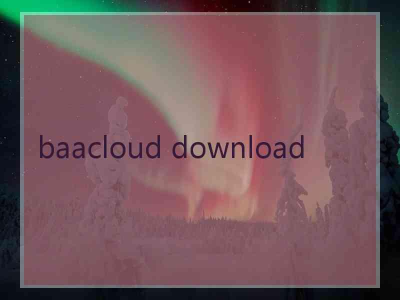 baacloud download