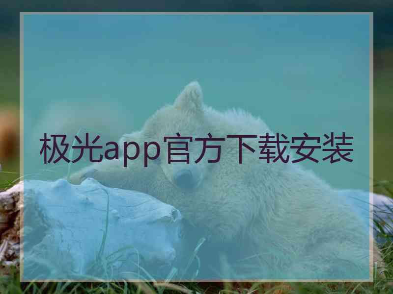 极光app官方下载安装